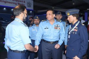 Air Chief Attends Inaugural Ceremony of Defence Exhibition IDEAS-2022