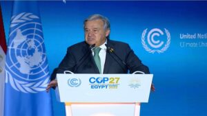 UN Chief Calls for Joint Efforts to Tackle Climate Challenges, Help Vulnerable Countries