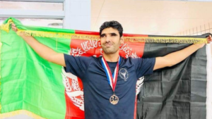 Blind Player Won Gold Medal for Afghanistan in Swimming Competition