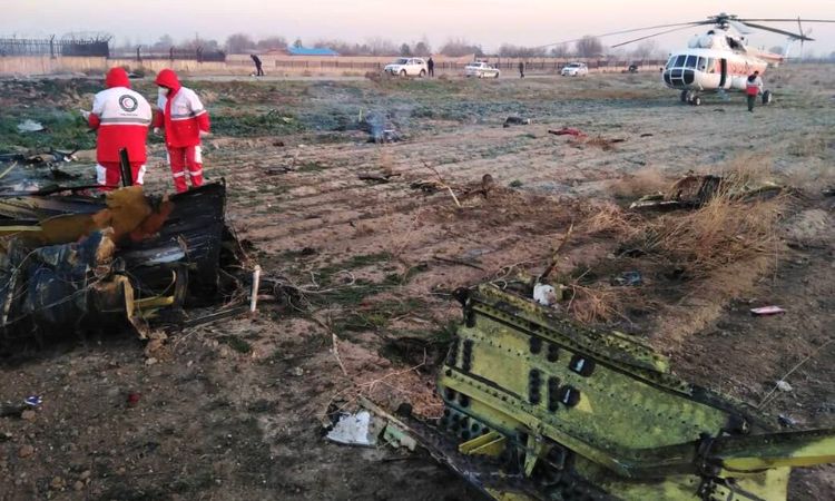 Helicopter, Crash, One, Iran