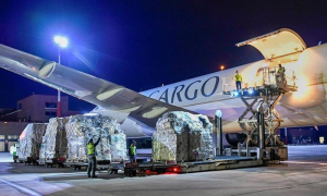 KSA Plane Carrying 85 tons of Aid Lands in Turkey