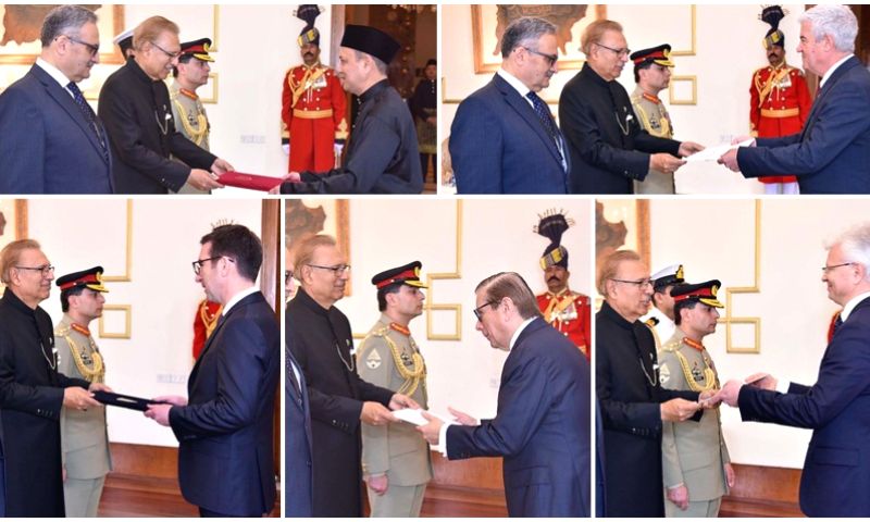 Envoys, Ambassador, President Alvi, Arif Alvi, Trade, Investment, Economic, Visits, Political, Cultural, Relations