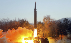 North Korea Fires Ballistic Missile Amid US-South Korea Military Exercises