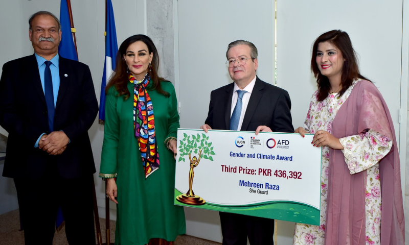 Gender, Climate, Awards, Winners, France, Embassy, Ambassador, Sherry Rehman, Climate Change, UNDP, Sharm El-Sheikh,