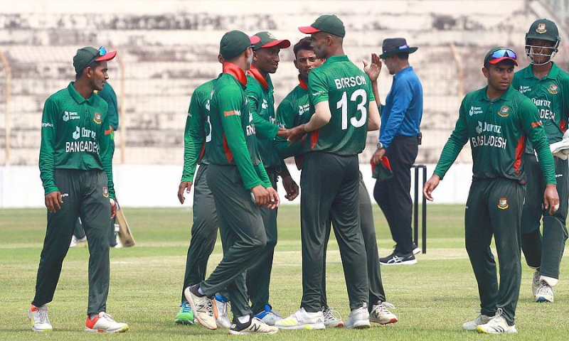 Bangladesh U19 Beat Pakistan by Four wickets