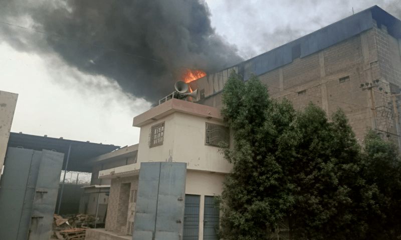 fire, plastic, factory, Karachi