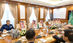 Saudi Foreign Minister Held Session with Counterparts Prior to Arab League Summit