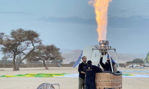 See Capt. Afrah, the First Saudi Lady to Pilot a Hot-Air Balloon