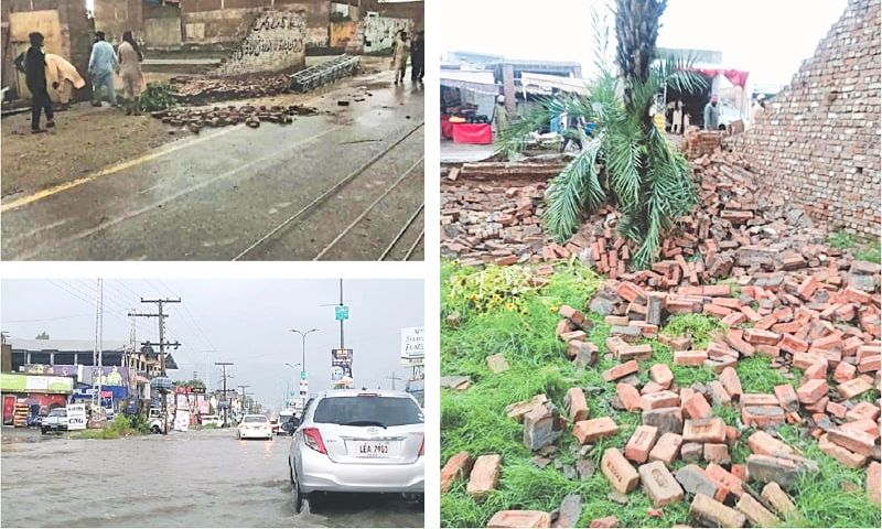 Rain, Hit, Injured, Dozens, KP, Killed