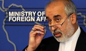 Iran's foreign ministry spokesman, Nasser Kanani,