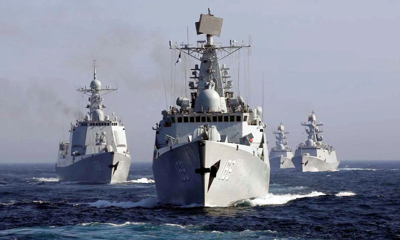 Warships, Chinese, Russia, Ports, Passage, Past, Taiwan, Japan