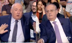 Lebanon, TV, Debate, Argument, Physical Fight, Ex-minister, Journalist