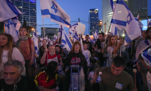 Protests Continue in Tel Aviv for 28th Week Against Controversial Judicial Reforms