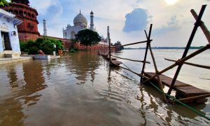 Taj Mahal, India, Flood, Rain, Water, Agra, Uttar Pradesh, Walls, Yamuna