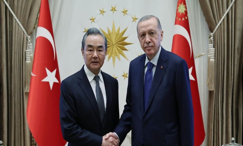 Turkish President, Chinese FM, Global Issues, ANKARA, President Erdogan, Wang Yi