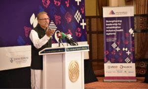 President, Alvi, Urges, Providing, Tech, Assistance, Differently-abled Persons, WHO, John Hopkins University