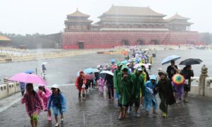 China, Red Alert, Heavy Rain, Beijing