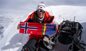 Norwegian, Female, Mountaineer, Nepali, Guide, Record, summit, K2, Pakistan, British