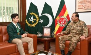 COAS, Pakistan, Hamza Khan, Squash, Champion, GHQ, Junior Squash Champion, Chief of Army Staff,