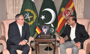 Pakistan Army Chief German Counterpart Discuss Defense Cooperation