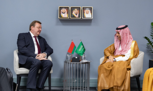 Saudi Foreign Minister Meets with Belarus FM at BRICS Summit