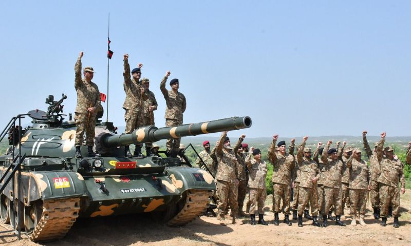 Pakistan, Army Chief, COAS, Chief of Army Staff, General Syed Asim Munir, Jhelum, Firing Ranges, ISPR, Commander