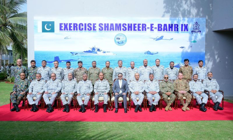 Pakistan, Prime Minister, Anwaar-ul-Haq, Navy, War Game, Exercise, Karachi