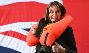 Kate Middleton, Duchess, Cambridge, Visit, Royal Naval Air Station, Somerset, Prince William, United States, Helicopter, Lifejacket, Technician