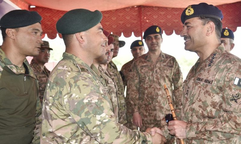 Pakistan, Army Chief, Opening Ceremony, Exercise, Eternal Brotherhood-II, Chief of Army Staff, COAS, General Syed Asim Munir, Barotha Garrison, ISPR, Pakistan Army, Junior Leadership Academy