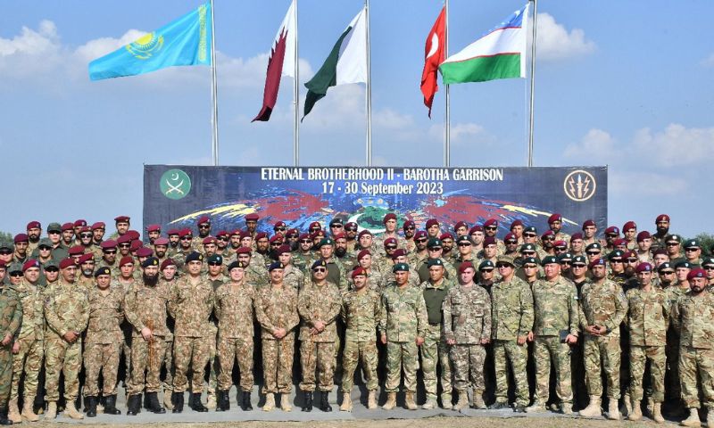 Pakistan, Army Chief, Opening Ceremony, Exercise, Eternal Brotherhood-II, Chief of Army Staff, COAS, General Syed Asim Munir, Barotha Garrison, ISPR, Pakistan Army, Junior Leadership Academy