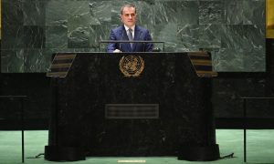 Azerbaijan, Armenians, Nagorno-Karabakh, United Nations, Baku, UN General Assembly, Armenia, Foreign Minister, Ceasefire, Ethnic, Agreement, Soviet Union, Muslim, Christian, Moscow