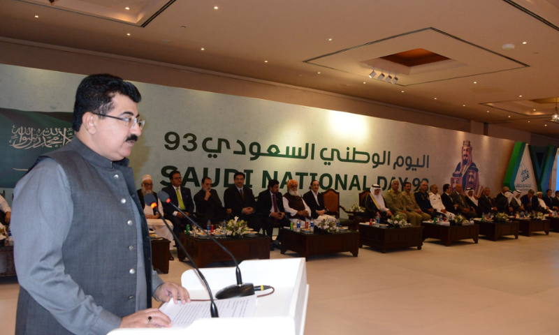 Pakistan Senate Chairman Lauds Saudi Arabias Efforts to Promote Regional Harmony 3
