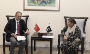 Turkish Ambassador, Pakistan, Finance Minister, Bilateral Trade, Shamshad Akhtar, Mehmet Pacaci