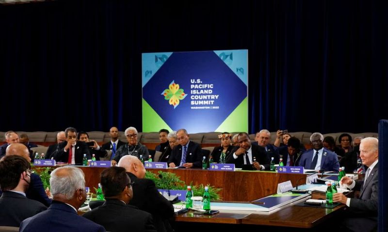 Biden, Pacific Islands, Summit, Leaders, China, US, President, Joe Biden, Pacific Islands Forum, Climate Change, Diplomatic, United States, Congress, UN, Western,