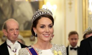 Royal Family, Event, Kate Middleton, Tiara, Buckingham Palace, Republic of Korea, King Charles, Visit, United Kingdom, Meghan Markle