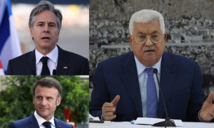 Abbas Speaks with Blinken, Macron Amid Tension with Israel