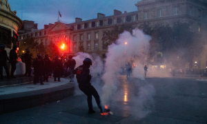 French Police Tear Gas Pro-Palestinian Rally