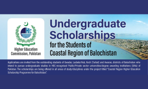 HEC Announces Coastal Region Higher Education Scholarship Programme for Balochistan
