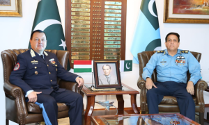 Hungarian Air Force Commander Calls on Pakistan’s Air Chief Zaheer Ahmed Sidhu