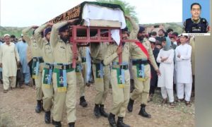 Funeral prayer, Waris Khan, Pakistan Army, North Waziristan, Khyber Pakhtunkhwa Karak, ISPR,