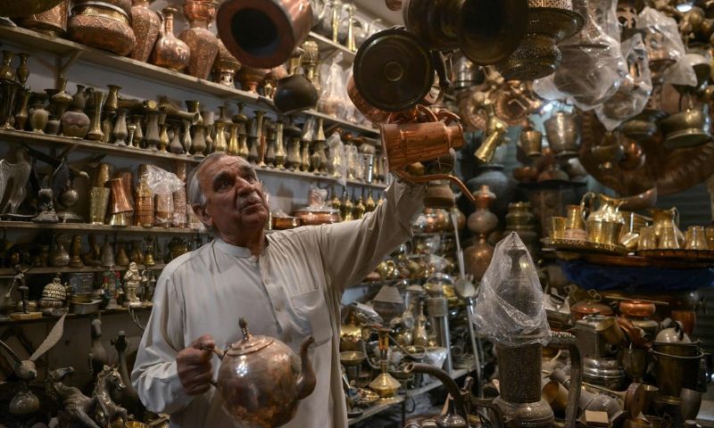 one of the oldest bazaars in the heart of Peshawar city