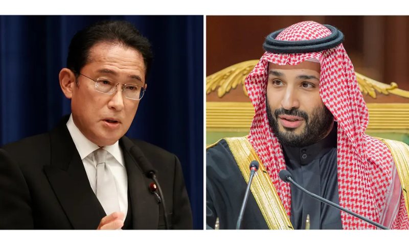 Saudi Crown Prince Receives Call from Japan’s Prime Minister