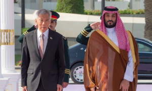 Saudi Crown Prince, Singaporean PM, Official Talks, RIYADH, Kingdom of Saudi Arabia, KSA, Prime Minister, Mohammed bin Salman bin Abdulaziz Al Saud,