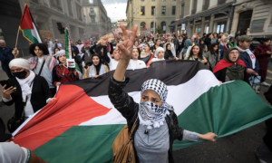 Thousands Join Pro-Palestinian Demonstration in Geneva