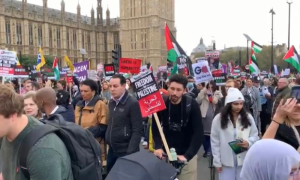 Thousands Rally Across London, Demanding End to Israeli Brutalities in Gaza
