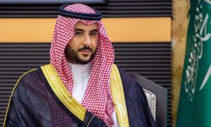 Saudi, French Defense Ministers, Gaza, RIYADH, Kingdom of Saudi Arabia, KSA, Minister of Defense Prince Khalid bin Salman bin Abdulaziz, French Minister,