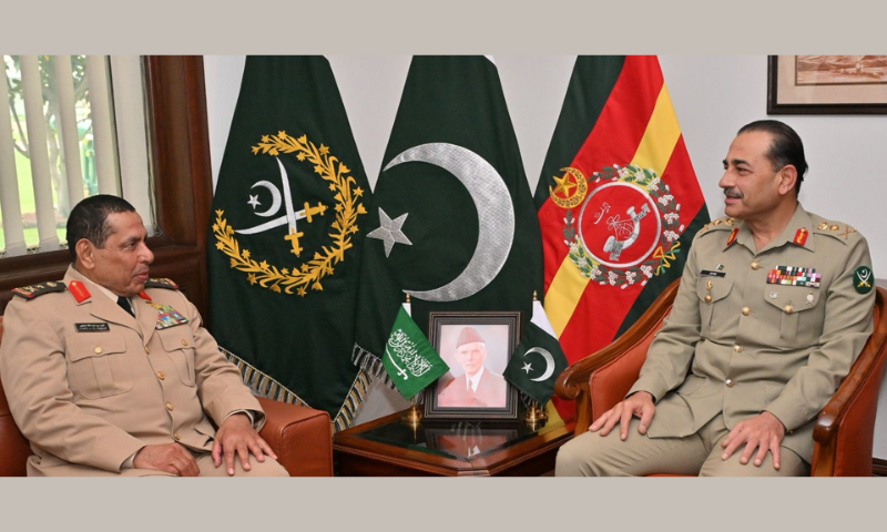 Commander Royal Saudi Land Forces calls on COAS