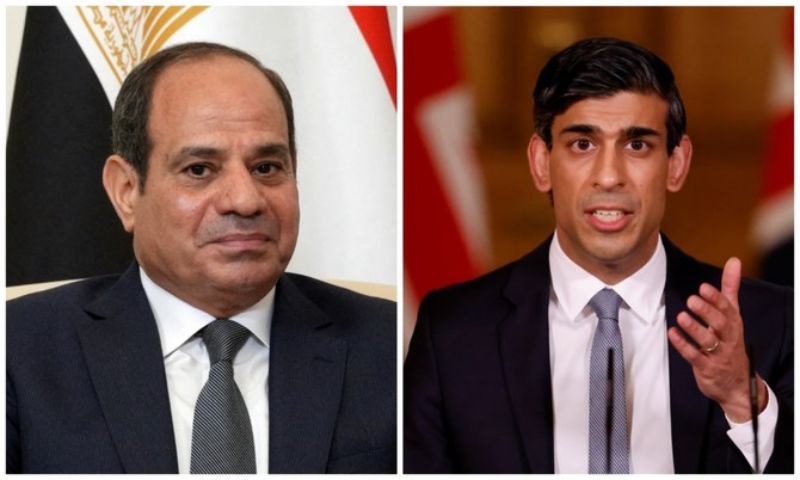 Egypt’s El-Sisi, UK PM Discuss Situation in Gaza