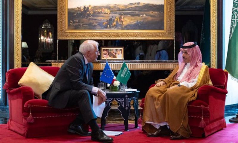 Saudi, Foreign Minister, EU, European Union, Foreign Affairs, Josep Borrell, Manama Dialogue 2023, Kingdom of Bahrain, Kingdom of Saudi Arabia, Gaza, Palestinian, Gaza Strip