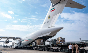 Kuwait Continues Humanitarian Air Bridge to Gaza with Three More Aid Flights